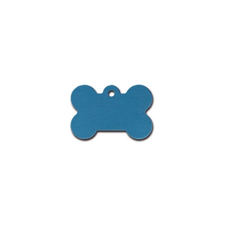 Large Blue Bone ID Tag Large Blue Bone ID Tag
