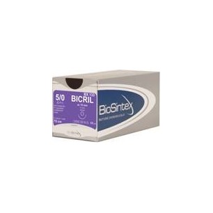 USP 3/0 - Bicril 3/8 circle reverse cutting 24,3mm