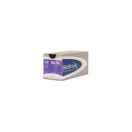 USP 3/0 - Bicril 3/8 circle reverse cutting 24,3mm