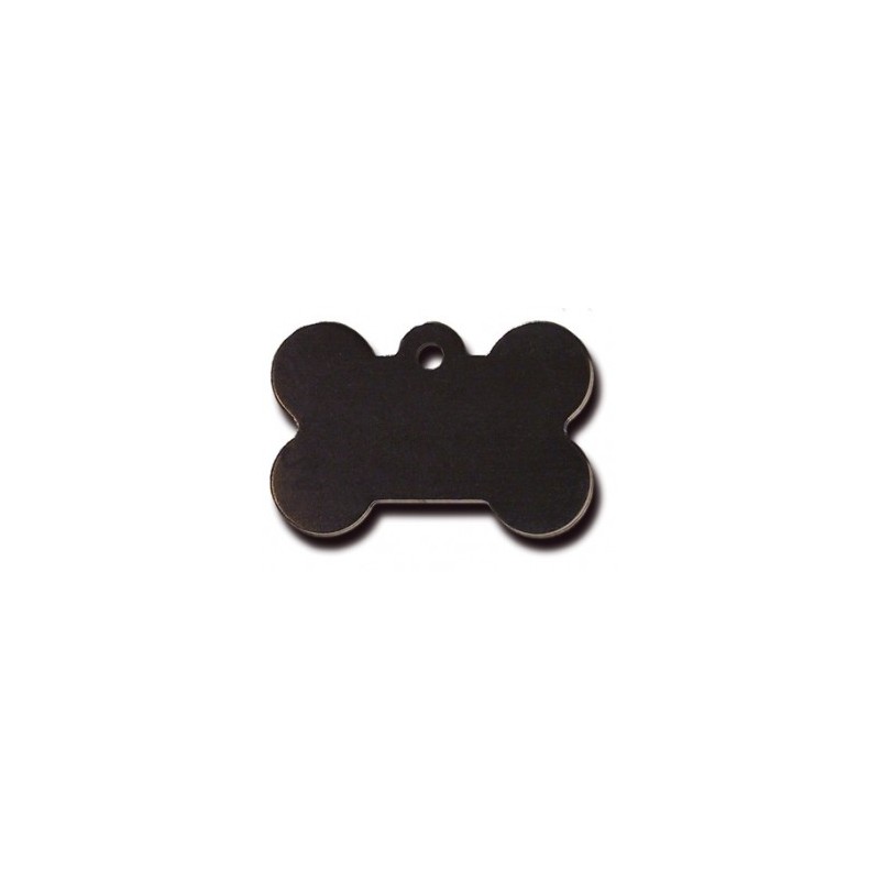 Large Black Bone ID Tag Large Black Bone ID Tag