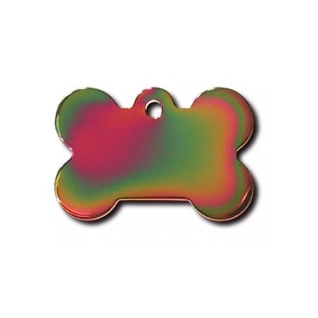 Rainbow Bone ID Tag  