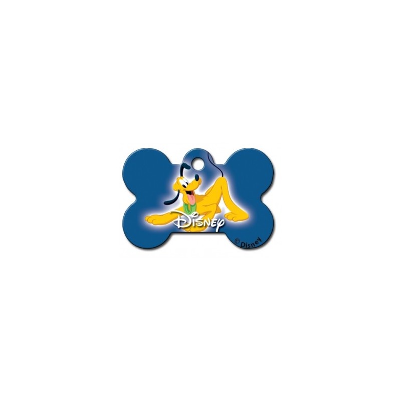 Large Blue Pluto Bone ID Tag Large Blue Pluto Bone ID Tag