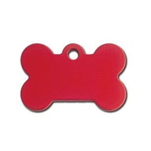 Small Chrome Bone ID Tag
