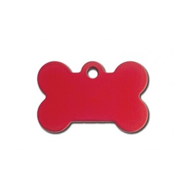 Small Chrome Bone ID Tag