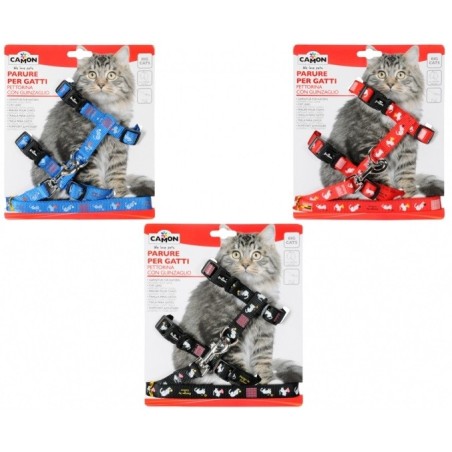 Leash/Harness Set "Gattini"