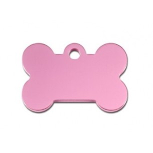 Light Pink Bone ID Tag  