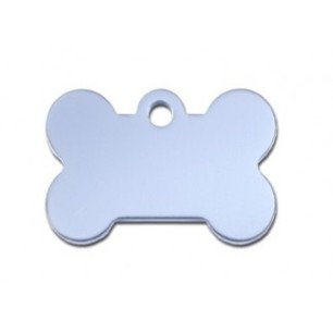 Light Blue Bone ID Tag  
