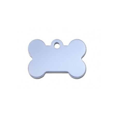 Light Blue Bone ID Tag  