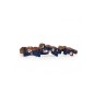 Blue Collar with Flower Pattern Blue Collar with Flower Pattern