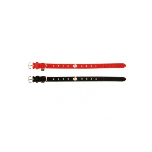 Velvet collar with rhinestone decoration