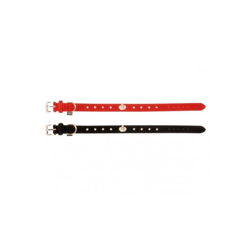Velvet collar with rhinestone decoration Velvet collar with rhinestone decoration