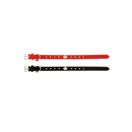 Velvet collar with rhinestone decoration
