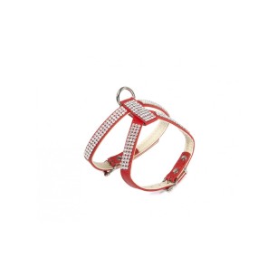 Leather Harness with strass