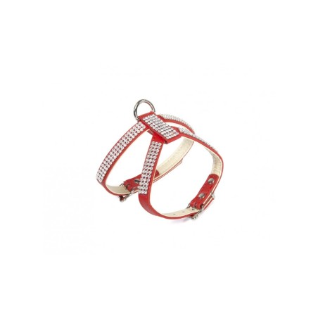 Leather Harness with strass