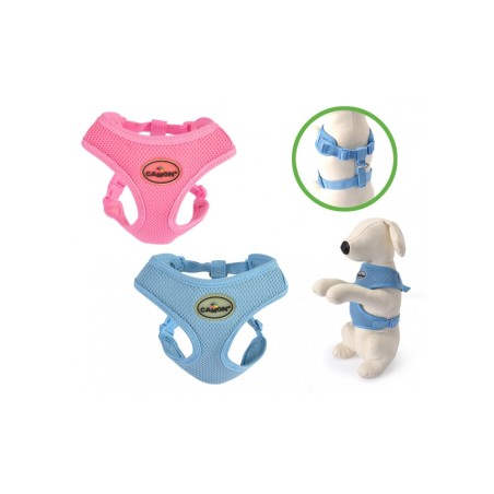 “Mesh” harnesses with double adjustment