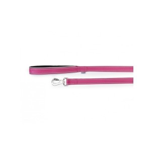 Reflective leash with neoprene handle