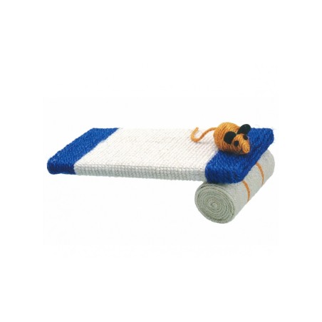 Scratching board with roll