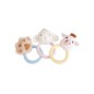 Plush dog toy with TPR ring Plush dog toy with TPR ring