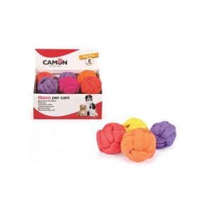 Braided ball for dogs