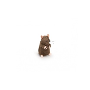 Plush mole with microchip