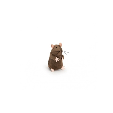 Plush mole with microchip