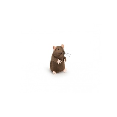 Plush mole with microchip