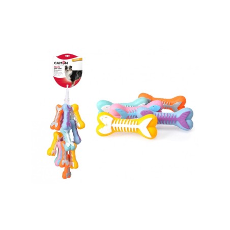 Vinyl bone toys with fishbone
