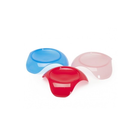 Raised plastic bowl