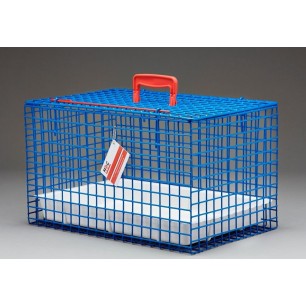 Wire Cat Carrier Basket Plastic Coated