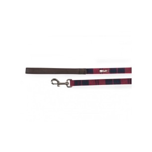 Dog leash "red tartan"