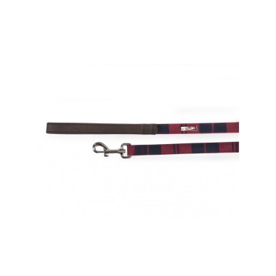 Dog leash "red tartan"