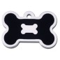 Chrome Bone ID Tag with Black Epoxy Chrome Bone ID Tag with Black Epoxy