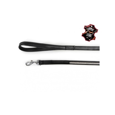 Leather Leashes With Swarovski Crystals