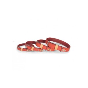 Leather Collar With Synthetic Lining