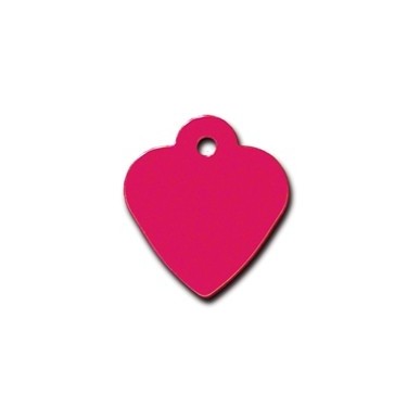 Red Heart ID Tag  Small