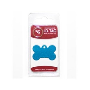 Lg. Bone Blue Anodized