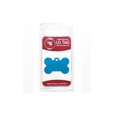 Lg. Bone Blue Anodized