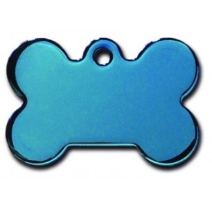 Lg. Bone Blue Anodized