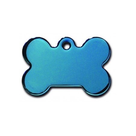 Lg. Bone Blue Anodized