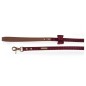 Dog leash "pied de poule" red&black Dog leash "pied de poule" red&black