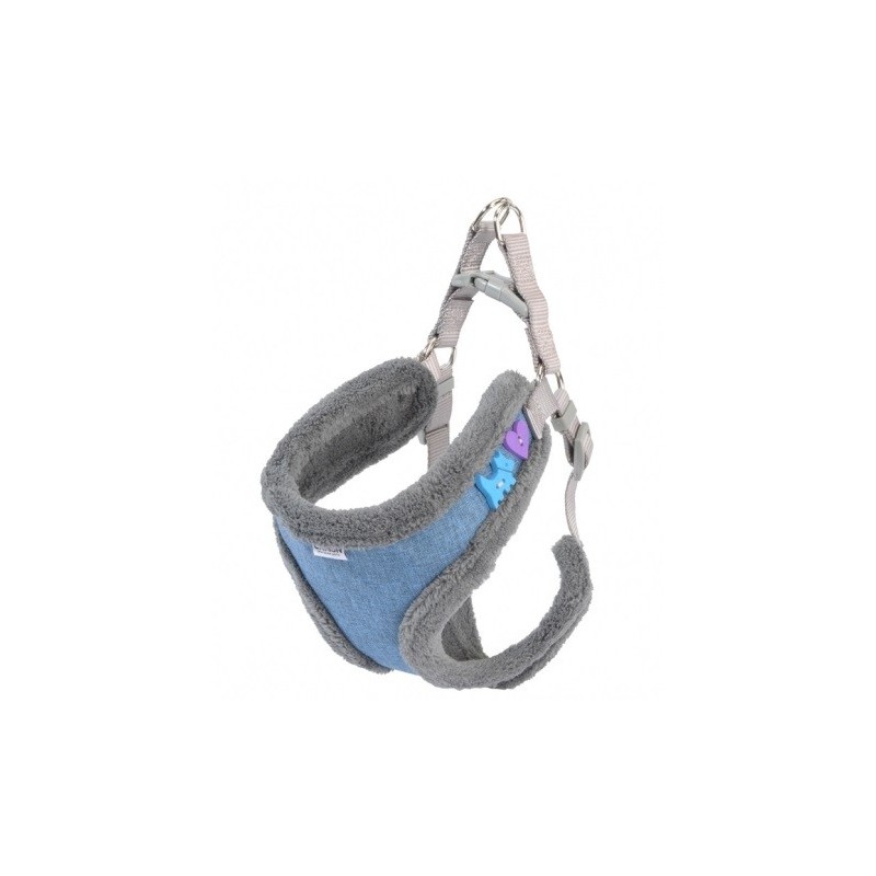 Blue harness with buttons Blue harness with buttons