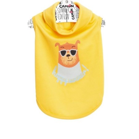 Yellow Summer Dog T-Shirt