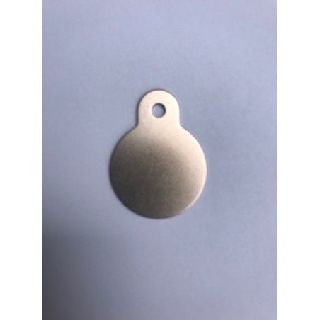 Large Bronze Circle ID Tag
