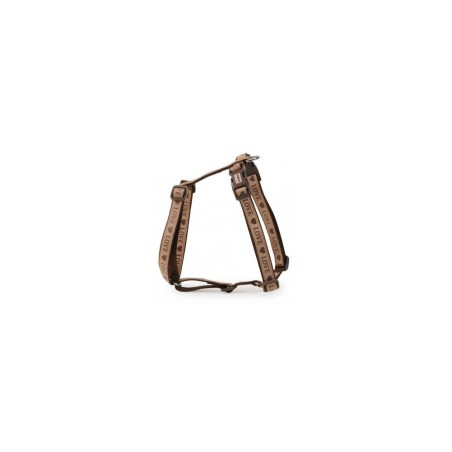 “Love” harness with double buckle