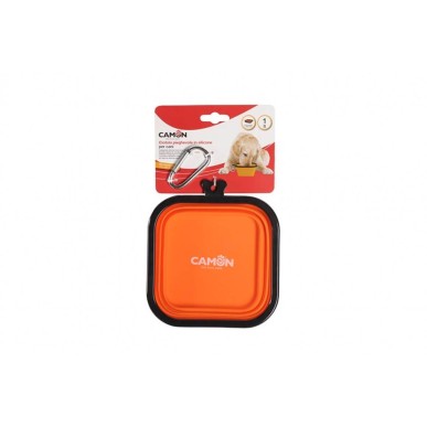 Collapsible silicone travel bowl