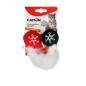 Christmas toy for cat ball with feather Christmas toy for cat ball with feather