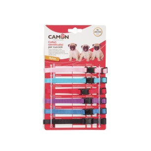 Adjustable quick-release puppy ID collars 10x200/300 mm