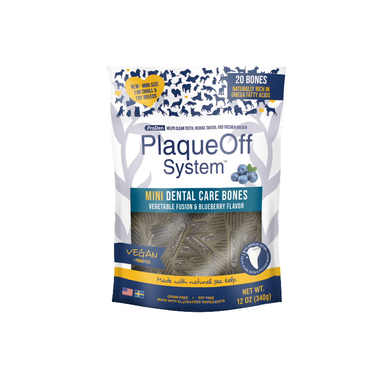 ProDen PlaqueOff Mini Dental Bones Blueberry ProDen PlaqueOff Mini Dental Bones Blueberry