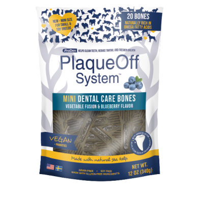 NEW! ProDen PlaqueOff Mini Dental Care Bones