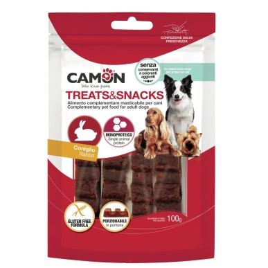 Rabbit snack bar portionable
